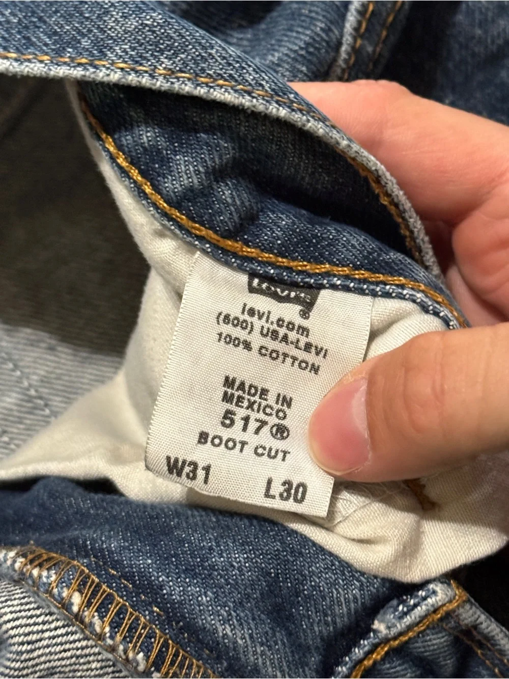 Levis 527 Bootcut Flare 31x26 Vintage Y2K Medium Wash Blue Jeans